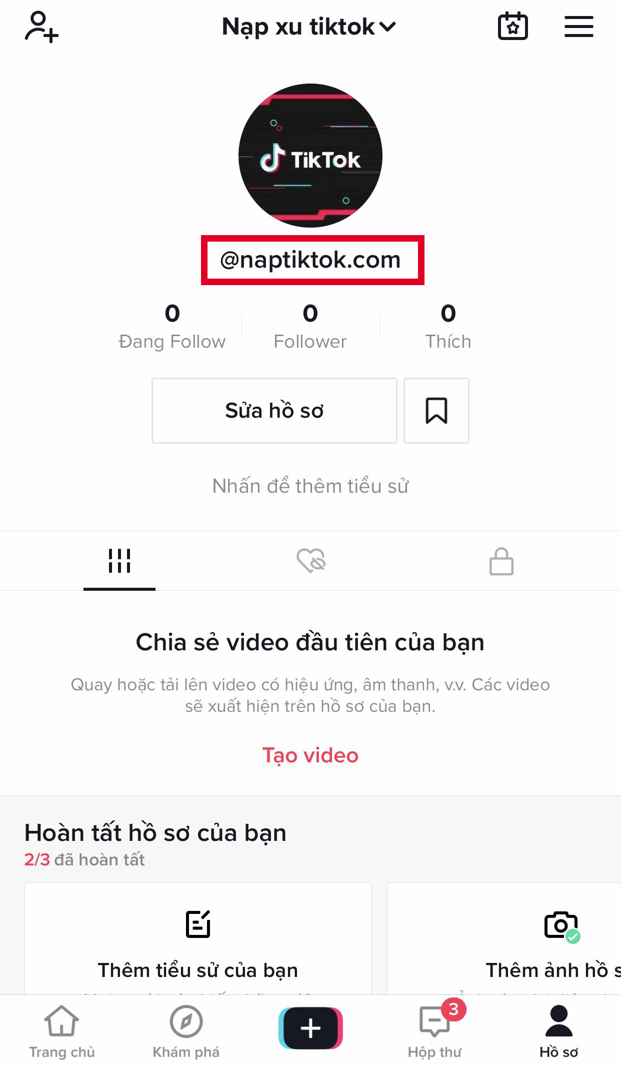 Check ID tài khoản